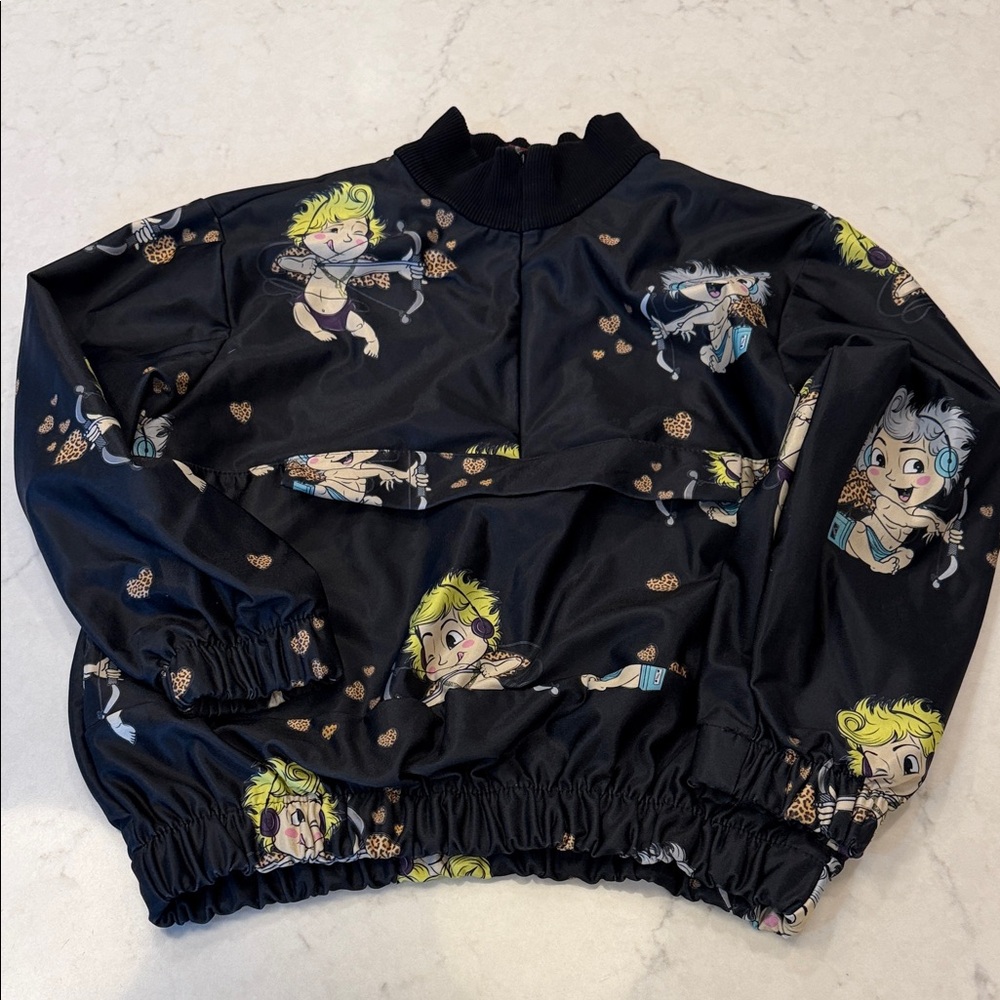 Jelly Alligator Cupid Bomber Jacket Size 5/6‎
